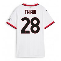 Camiseta AC Milan Malick Thiaw #28 Visitante Equipación para mujer 2024-25 manga corta